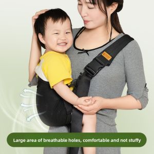 Yibena Baby Carrier Waist Seat Multi-Functional Child Support Belt Prevent Strangulation Hands-Free Outdoor Waist for Babies