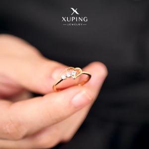 Xuping Cincin Emas Perak Anti Karat Motif Ring Love