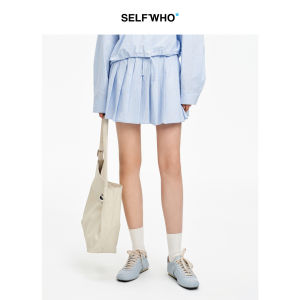 Slimming Pleated Half Skirt
