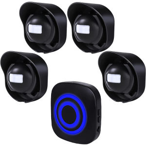 Upgrade Driveway Alarm Wireless Outside Weatherproof Outdoor Motion Sensor Alarm with 38 Chimes 328ft PIR Motion Detector