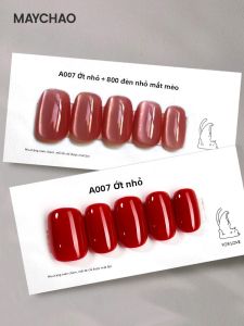 MAYCHAO | Bộ Gel Móng Tay Mắt Mèo Lấp Lánh Tinh Thể Đèn Chữa Quang