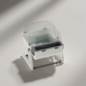 Semi-Automatic Self-Cleaning Cat Litter Box with Sifting Tray & Drawer – Large Covered Anti-Leak Kitty Litter Box