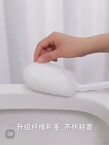 Handle Style Toilet Brush with Wool Cleaning Tool No Dead Corners for Home and Baby Bathrooms Made of PP Material