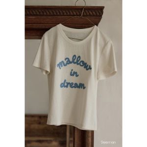 seemon | Fashionable Slimming Summer Short Sleeve Blue T-Shirt