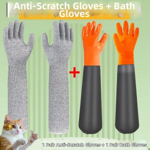 Anti-Scratch and Bite Proof Gloves Thickened Extended