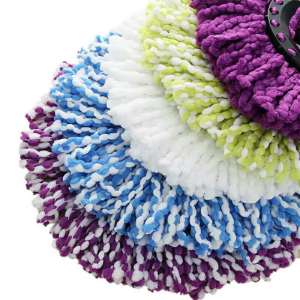 Thickened Absorbent Revolving Mop Head Mop Mop Cotton Head round Universal Replacement Mop Head Value for Money