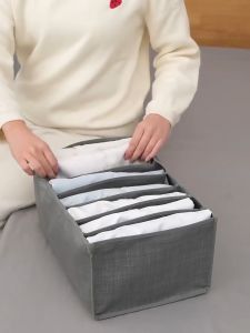 Siêu rẻ - Hộp đựng quần áo đồ lót 9 ngăn tiện dụng hộp vải đựng đồ 9 ngăn đựng đồ lót vớ giá rẻ không nắp hộp chứa đồ tủ quần áo