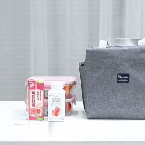 MI-T43 Tas Bekal Lunch Cooler Bag Box Anti Air Makanan Alumunium Foil / Tas Kotak Makanan / Lunch Bag / Tote Bag Bekal