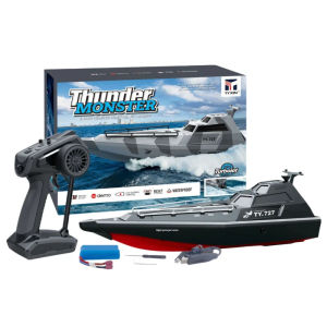 ST[Fast Delivery][Original Available] 2.4g Wireless Rc Boat Remote Control Tx727 Boat Remote Control Speedboat High-Horsepower High-Speed Model Boat Boy Toy Xmas Gift