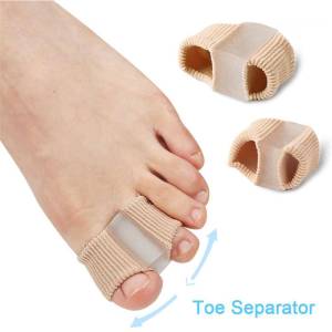 1PC Toe Separatorr Silicone Toe Spreader Separator Bunion Hallux Valgus Corrector Thumb Finger Correction Straightener Foot Care