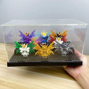 Mecha Mobile Suit Khối Xây Dựng Mô Hình Thu Nhỏ Cánh Trẻ Em Đồ Chơi Lắp Ráp Bé Trai Nhựa Quà Tặng Sinh Nhật Dự Tiệc