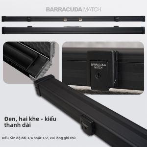 BARRACUDA MATCH | Hộp Đựng Cue Nhôm Dài 3 Khe