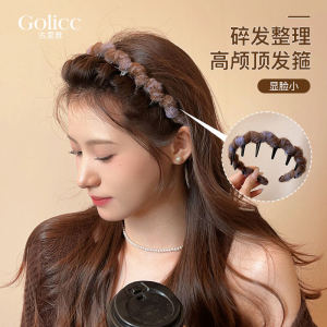 Womens New 2025 Wave Pattern Knitted Hairband Breathable Comfortable Face Washing Beautiful Hair Accessories Headwear