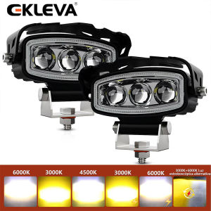 EKLEVA FS1 Motorcycle LED Spotlight Flashing 6 Modes 6000K 10000LM 260W Suitable for Jeep 4x4 Truck SUV ATV Ship