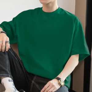 Áo Thun Nam Tay Ngắn Cotton 100% Màu Trắng Cổ Tròn in Họa Tiết Mùa Hè Thường Ngày Thoải Mái Thoáng Khí