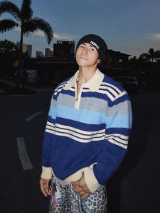 Áo Sweater Dân Dã Màu Sọc
