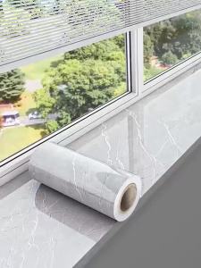 Marble-Patterned Wallpaper 20 cm Wide Is Oil-Proof Stain-Proof And Moisture-Proof Suitable For Stoves And Tabletops.