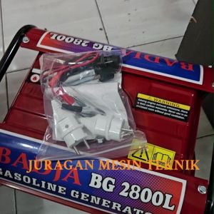 Mesin Genset 1000 Watt AVR 4 Tak Badja BG2800L
