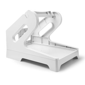 SINMARK Thermal Label Holder for 4x6 Rolls & Fan-Fold Labels - Durable ABS Desktop Shipping Printer Accessory Label Organizer