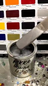 AIKKA H7023 Honda Engine Grey | Engine Cover Series | Motorcycle Color 2K Car Paint Motor Kereta DIY