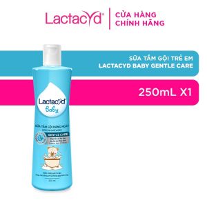 Sữa Tắm Gội Trẻ Em Lactacyd Baby 250ml Sữa tắm gội dịu nhẹ cho bé