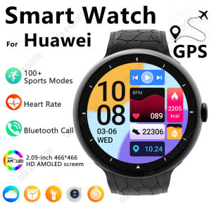 Smart Watch 2.09-inch AMOLED Screen Bluetooth Call Compass Tracker Men Sports Watches Health Monitor Women Smartwatch Waterproof