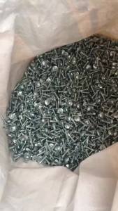 #8 M4.2 50Pcs SUS410 Stainless Washer Screws Self-tapping Flat Head Screw Fastener High-Strength Quick Self-Drilling Hardware