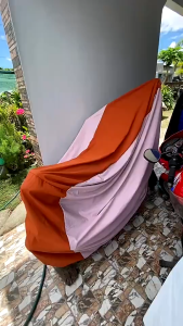 MOTOR COVER FOR YAMAHA AEROX 150 Waterproof | Heavy Duty & Reflectorized 2 TONE Motorcycle Cover with Built in Bag- NMS