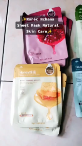 HCHana Sheet Mask Natural Skin Care Plant Mask Masker Wajah Olive