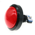 1 Piece Big Dome Push Button 100mm Round 12v Illuminated Led For DJ Vidoe Arcade Game Machine Buzzer Self Resetting Switch. 
