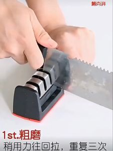 ที่ลับมีด หินลับมีด 3in1 อุปกรณ์ลับของมีคม เครื่องลับมีด หินลับมีด ลับง่ายคมนาน ใช้เวลาเพียงไม่กี่วินาทีก็เสร็จ อุปกรณ์ลับมีด สามารถถอดล้างได้ เครื่องครัว