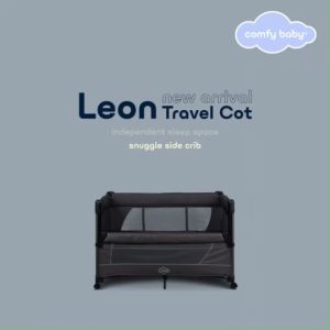 Comfy Baby LEON Travel Cot/ Playpen Baby (optional: Diaper Changer & Side Storage)