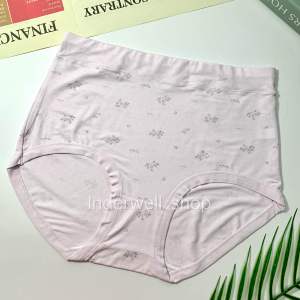 inderwell 🧚🏻‍♂️กางเกงในผ้านุ่มลายดอกไม้สวย🦋กางเกงในสาวอวบ กางเกงในไซส์ใหญ่