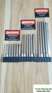Mũi lục giác bi cho khoan có nam châm. Bộ đầu lục giác bóng dài 65mm 100mm 150mm hãng Broppe cao cấp