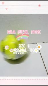 BOLA FUTSAL MITRE HURRICANE ORIGINAL HIJAU - FUTSAL MITRE - MURAH - SIZE 4 - BOLA FUTSAL BAGUS