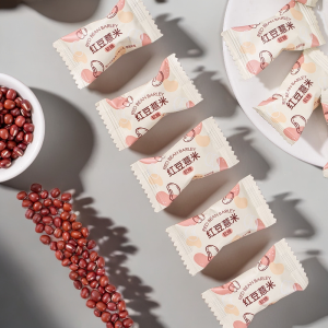 Red Bean Lotus Root Soft Candy 500g Moisture Eliminating Black Sesame Heart Snack Leisure Independent Packaging Bulk Sugar