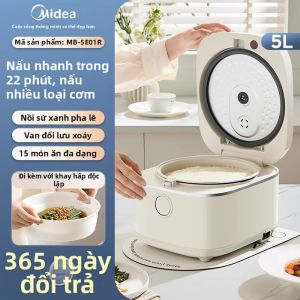Midea | Nồi Cơm Nhanh Chín Không Dính 5L