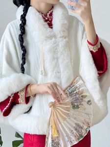 Red Chinese Style Cheongsam Engagement Dress Long Sleeve Warm Wedding Return Gift Dress New 2025 Retro Style Red Evening Gown