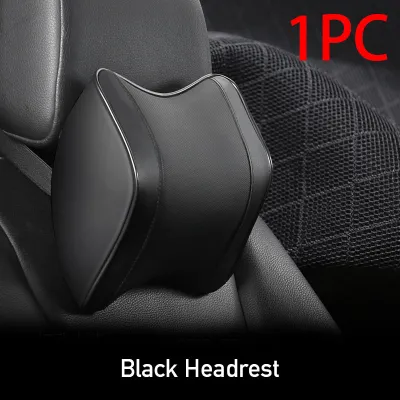 Car Headrest Pillow Interior Auto Neck Head Protector Cushion Car Waist Support Memory Cotton Soft Back Cushion Auto Accessory