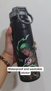 One Piece Roronoa Zoro Half Body Peeker Indoor Outdoor Vinyl Sticker Waterproof & Non-Faded