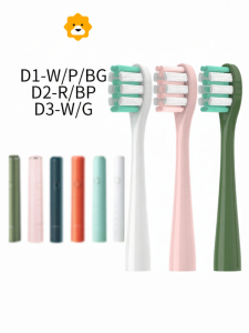 หัวแปรงสีฟันไฟฟ้า Showsee ด้ามจับแบบพกพา ขนแปรงนุ่ม ทำความสะอาดได้ลึกซึ้ง 1383 หัวเปลี่ยนสีเขียวมะกอก