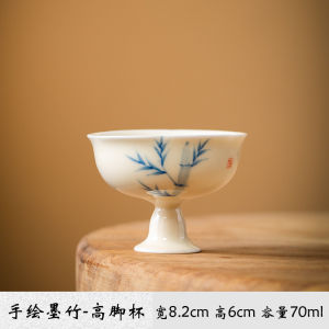 Cốc Trà Gốm Sứ Vẽ Tay Nhỏ Dùng Một Người Cốc Trà Gốm Sứ Cao Cấp Dùng Cho Cuộc Sống Thường Ngày Và Trà Đạo Cốc Trà Gốm Sứ Thủ Công