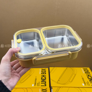 RONGCHUAN | Microwaveable Compartment Stainless Steel Lunch Box