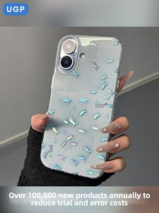 UGP | All-Round Shockproof Phone Case Gold Fish Pattern Blue Gradient