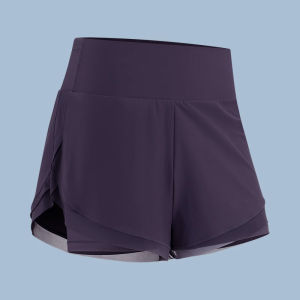 High-Waist Quick-Dry Running Sports Shorts Womens Fitness Tennis Badminton Yoga Exercise Shorts Breathable Anti-Light
