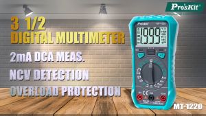 ProsKit MT-1220 - 3-1/2 Digital Multimeter