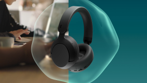Philips Adaptive Noise Canceling Headphones - Hi-Res Audio 80H Playtime Over-Ear Headphone (TAH6000)