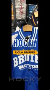 HOCKY - Jaket Varsity Bomber UCLA BRUINS Baseball Pria Wanita Warna Kombinasi Terbaru Premium Distro