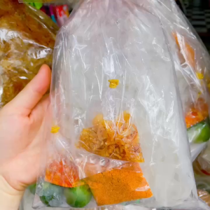 Bánh Tráng Sợi Trộn Muối Tép Nhuyễn Sa Tế Tắc Hành Phi Thơm Ngon Đặc Biệt