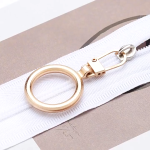 Zipper Detachable Hook Puller Round Universal Bag Replacement Easy Clip Hook Repair Kit Sliders Bags Wallet Jacket